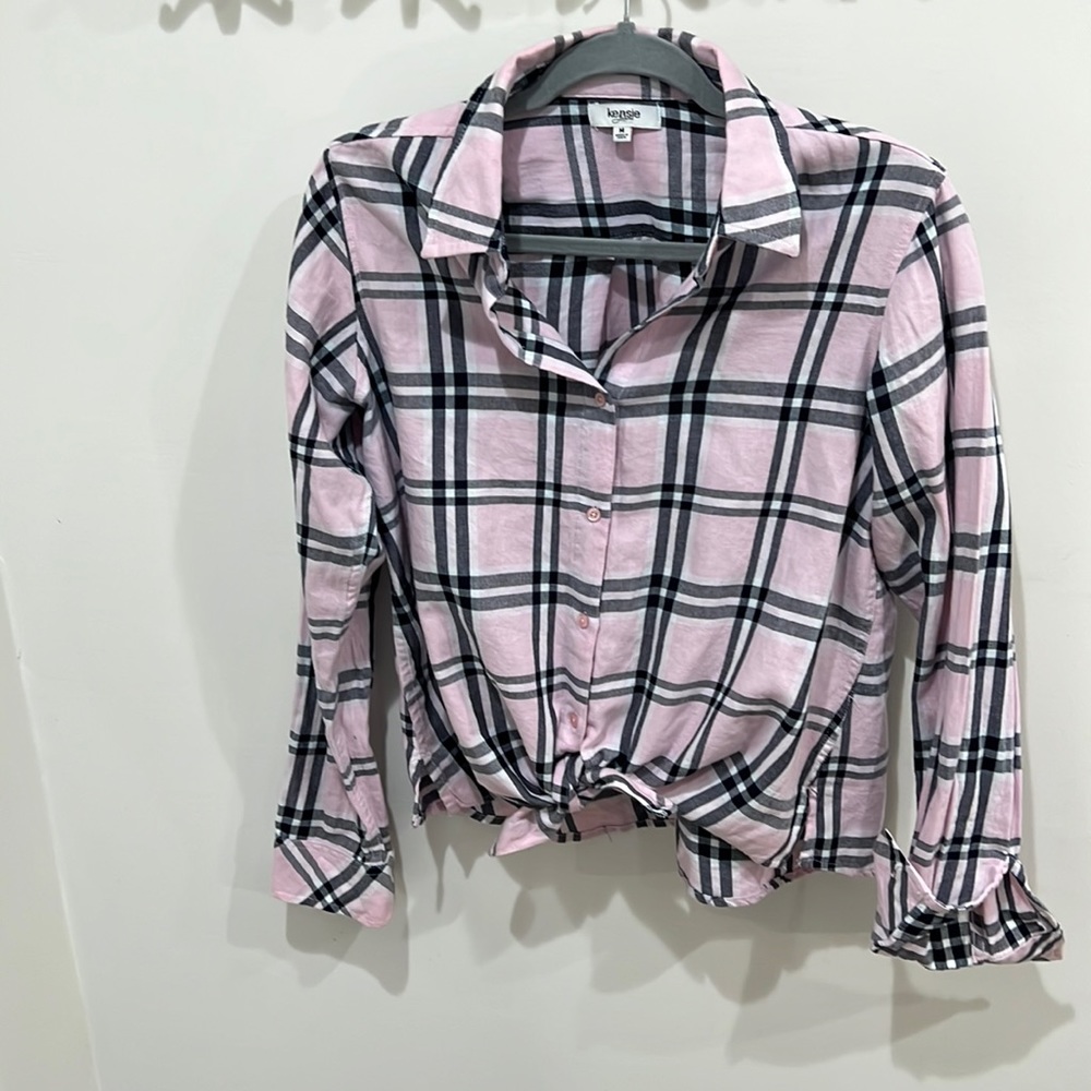 Kensie Jeans plaid flannel